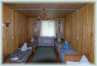 Отдых загородом - комната на 5 человек в деревянном коттедже